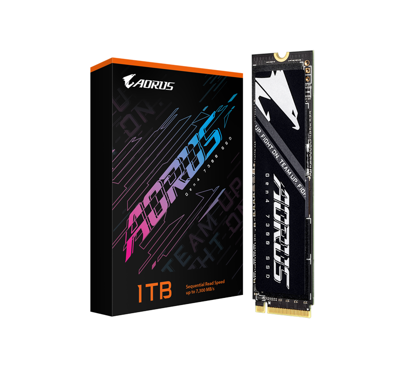 GIGABYTE AORUS Gen4 7300 SSD 1TB (w/o heat spreader) PCIe 4.0 NVMe